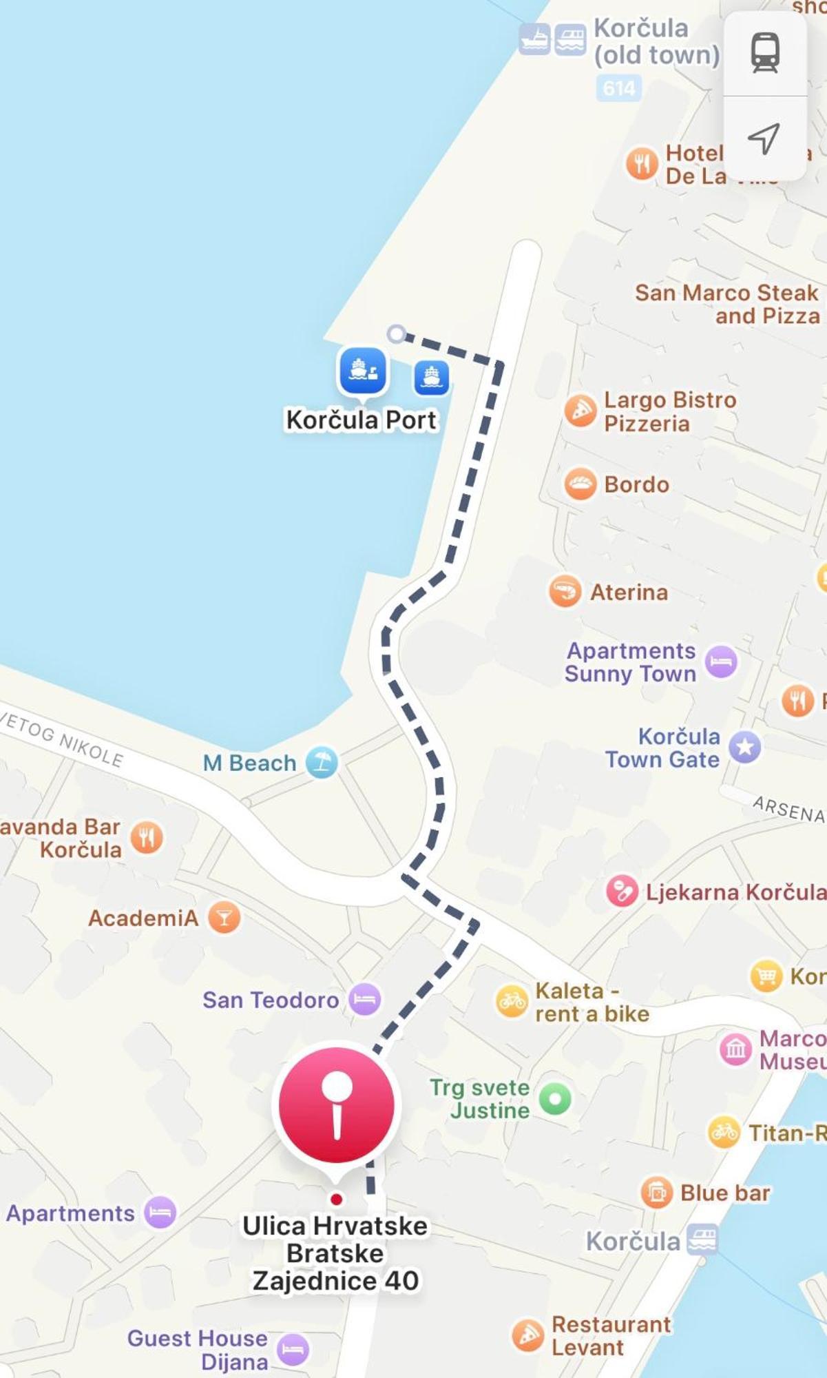 קורצולה Apartment N Central מראה חיצוני תמונה